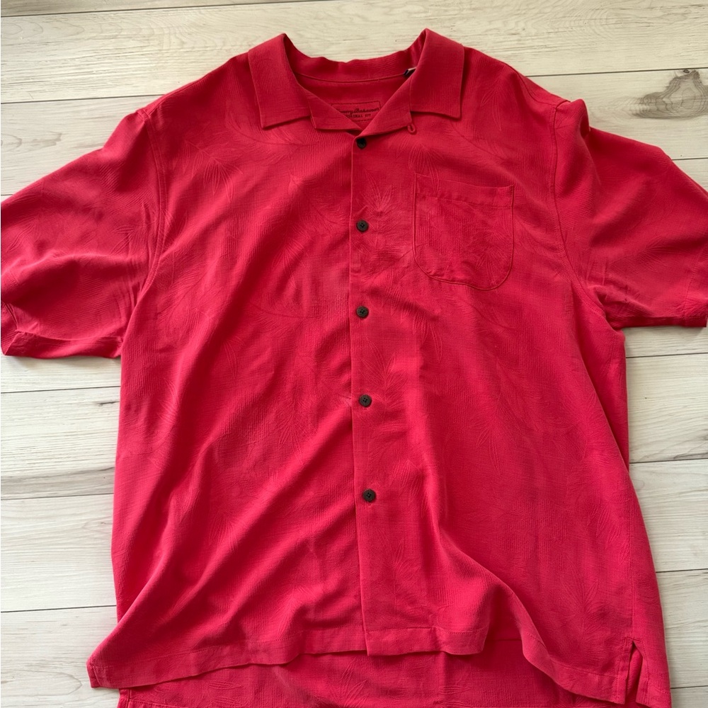 TOMMY BAHAMA - Men's Red XL button up shirt